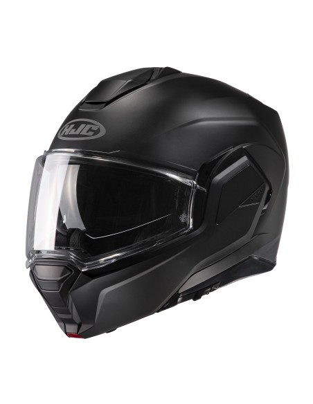 CASCO MOTO MODULARE I100 SEMI MAT NOIR / SEMI FLAT BLACK S SEMI FLAT BLACK TG. 07S MOD. I100