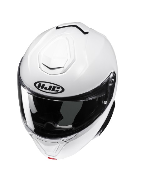 CASCO MODULARE I91 PEARL WHITE TG.M HJC
