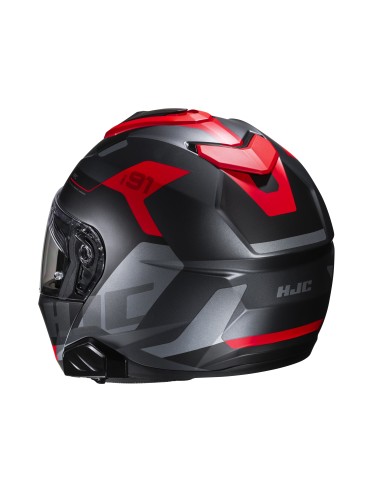 CASCO MODULARE I91 CARST MC1SF NERO ROSSO TG.S