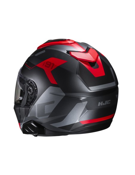 CASCO MODULARE I91 CARST MC1SF NERO ROSSO TG.S
