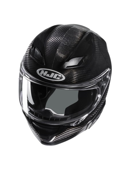 CASCO F71 CARBON BLACK TG.M HJC