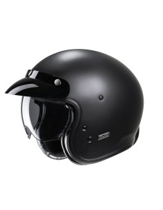 CASCO MOTO JET V31 SEMI FLAT BLACK XS SEMI FLAT BLACK TG. 06XS MOD. V31 2