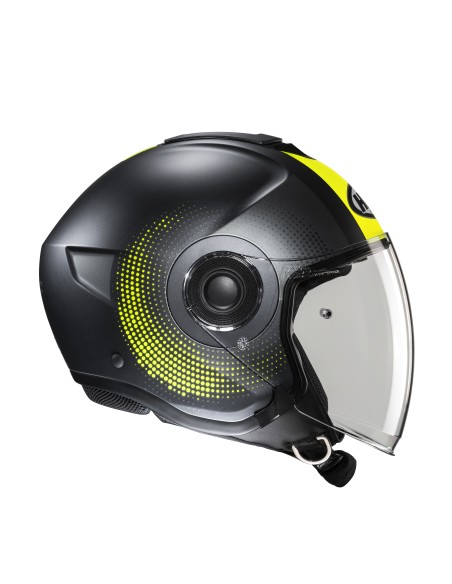 CASCO JET I40N DOVA MC3HSF NER VERD FLUO GRI TG.XL