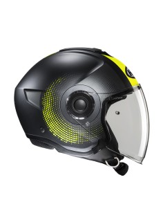 CASCO JET I40N DOVA MC3HSF NER VERD FLU GRI TG.XXL 2