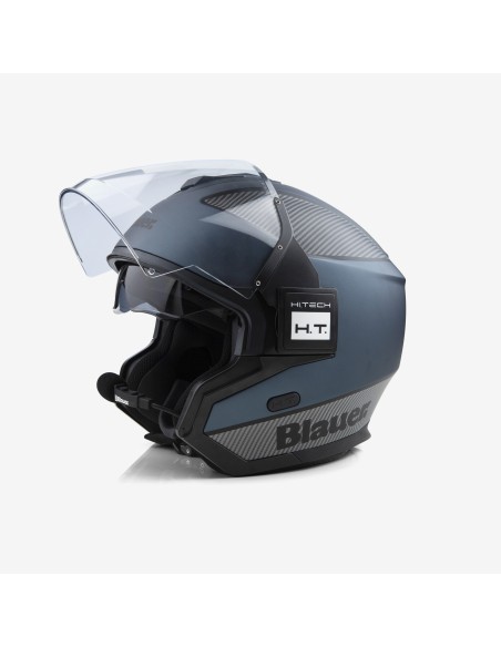 CASCO JET SOLO BTR L BIANCO-CARBONIO-NERO LUCIDO