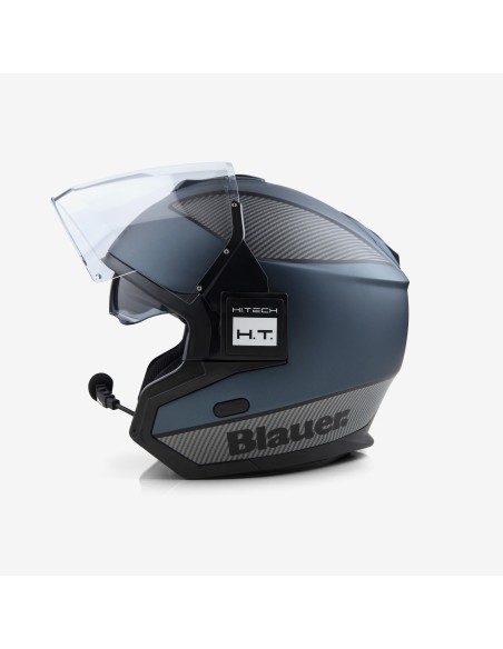 CASCO JET SOLO BTR L BIANCO-CARBONIO-NERO LUCIDO