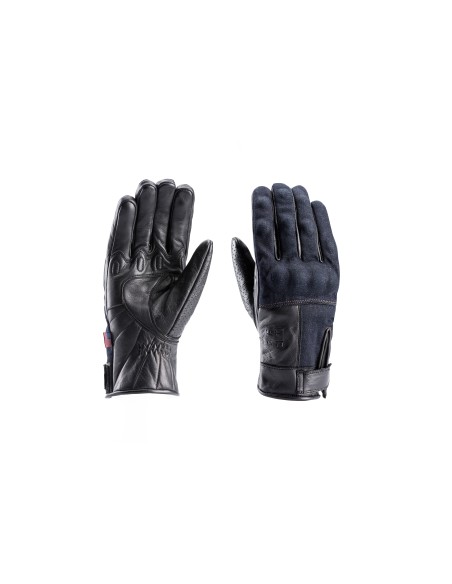 GUANTI COMBO DENIM XS NERO