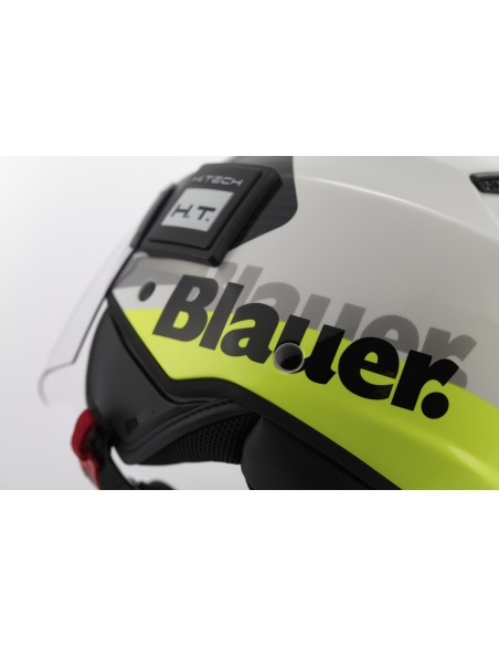 CASCO JET BET URBAN L BIANCO-GIALLO FLUO-NERO LUCIDO