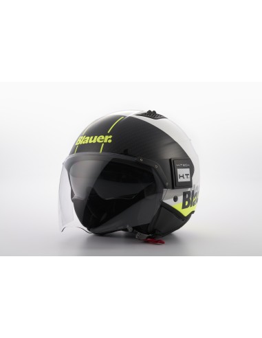 CASCO JET BET URBAN L BIANCO-GIALLO FLUO-NERO LUCIDO