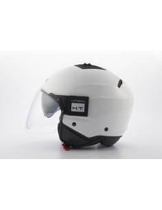 CASCO JET BET MONOCHROME S BIANCO LUCIDO