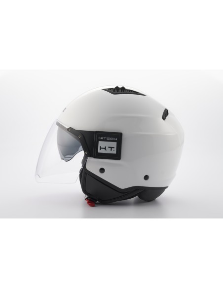 CASCO JET BET MONOCHROME S BIANCO LUCIDO