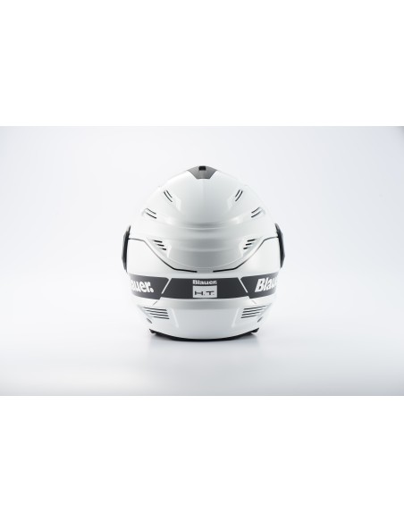 CASCO JET BRAT 2XS BIANCO-NERO LUCIDO
