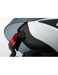 CASCO JET BRAT XS BIANCO-NERO LUCIDO
