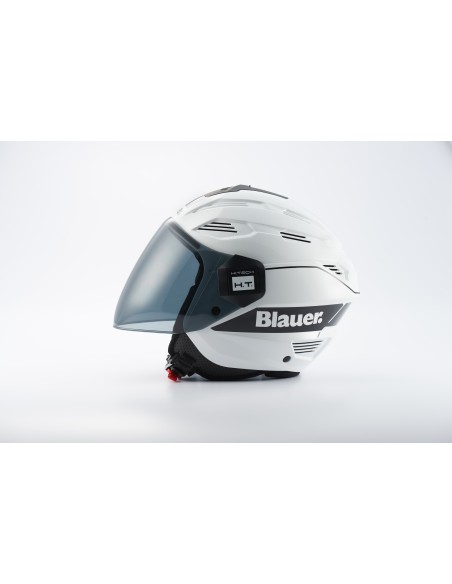 CASCO JET BRAT M BIANCO-NERO LUCIDO