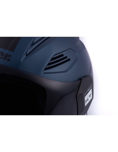 CASCO JET BRAT XL BLU INDIGO-NERO MATT