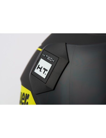 CASCO JET BRAT XS NERO-GIALLO MATT