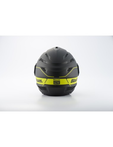 CASCO JET BRAT L NERO-GIALLO MATT
