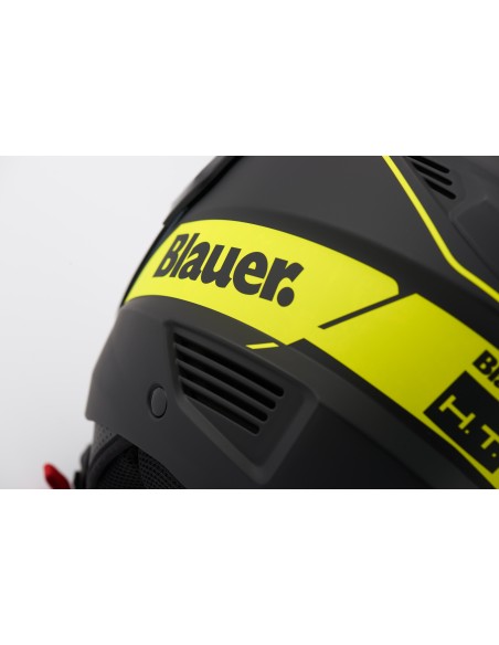 CASCO JET BRAT XL NERO-GIALLO MATT