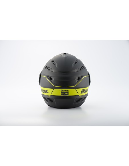 CASCO JET BRAT XL NERO-GIALLO MATT