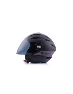 CASCO JET BRAT 2XS NERO TITANIO REFLEX MATT