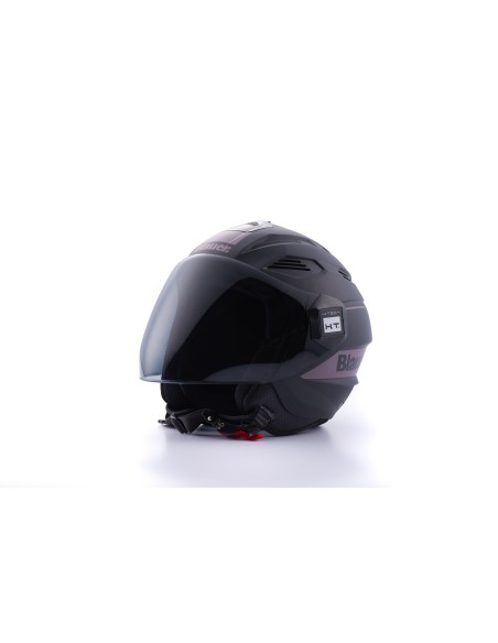CASCO JET BRAT XL NERO TITANIO REFLEX MATT