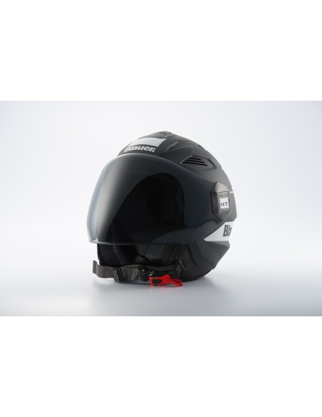 CASCO JET BRAT 2XS NERO BIANCO-MATT