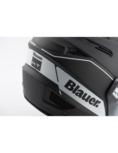 CASCO JET BRAT S NERO BIANCO-MATT