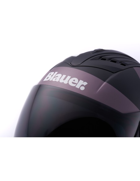 CASCO JET REAL GRAFICA A M NERO TITANIO REFLEX MATT