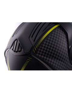 CASCO JET REAL GRAFICA B XS NERO-TITANIO-GIALLO MATT 2