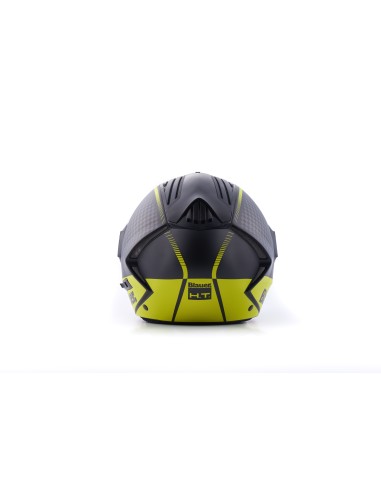 CASCO JET REAL GRAFICA B S NERO-TITANIO-GIALLO MATT