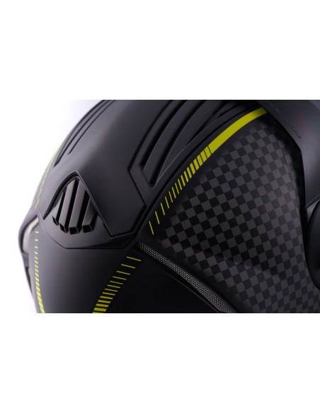 CASCO JET REAL GRAFICA B M NERO-TITANIO-GIALLO MATT