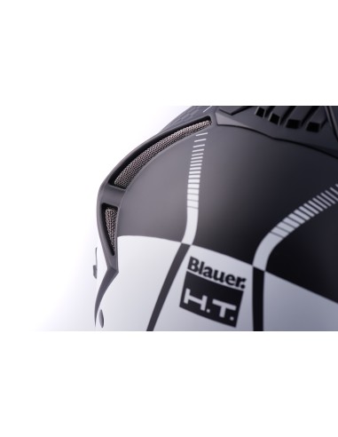 CASCO JET REAL GRAFICA B XS NERO-TITANIO-BIANCO MATT