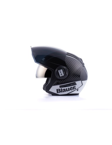 CASCO JET REAL GRAFICA B XL NERO-TITANIO-BIANCO MATT