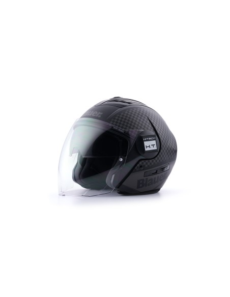 CASCO JET REAL GRAFICA B XS NERO-TITANIO MATT