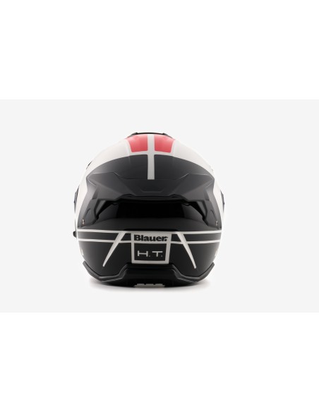 CASCO JET JJ01 BIANCO ROSSO NERO TG.M BLAUER