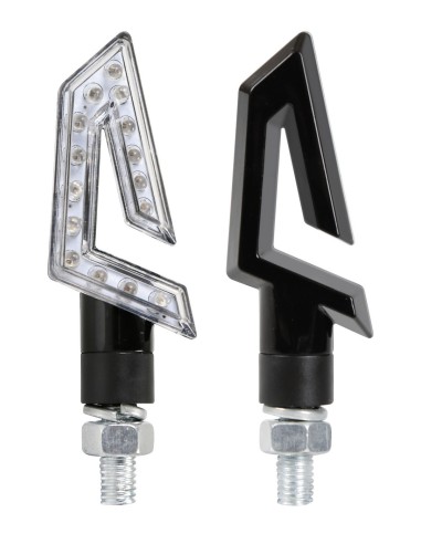 COPPIA FANALE FRECCIA A LED KAP NERE 90246 LAMPA