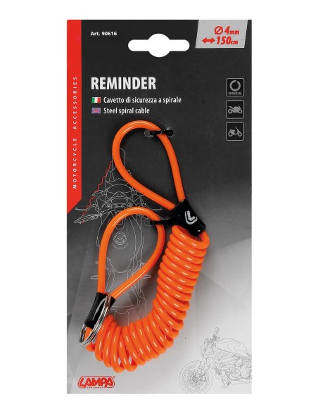 CAVETTO BLOCCADISCO REMINDER 90616 LAMPA