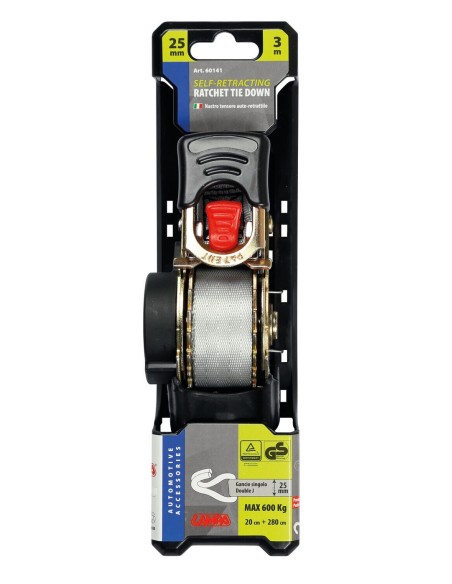 NASTRO TENSORE RETRATTILE PICCOLO CON AGGANCIO J