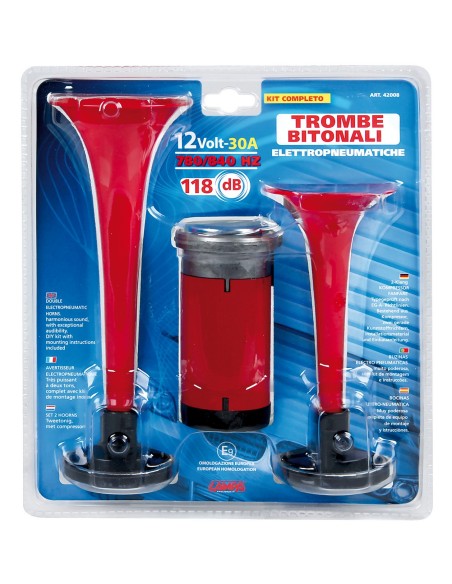 TROMBE BITONALI ELETTROPNEUM. 42008 LAMPA