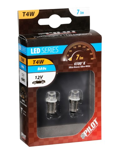 COPPIA LAMPADINA BA9S LED BIANCO 58404 LAMPA