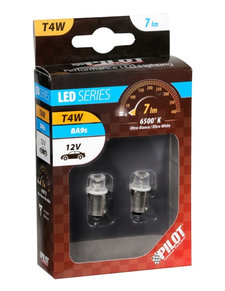 COPPIA LAMPADINA BA9S LED BIANCO 58404 LAMPA