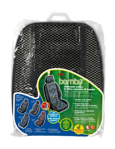 COPRISEDILE SCHIENALE FRESCO-BAMBU' NERO 54354 LAMPA