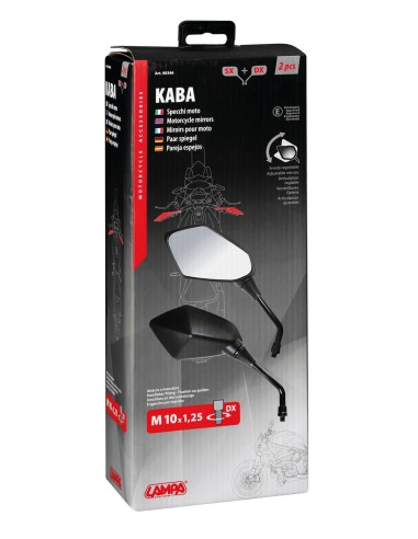 COPPIA SPECCHI MOTO KABA 90346 LAMPA