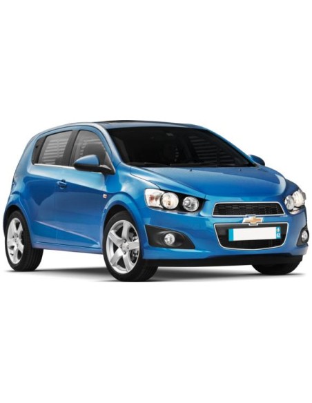 FARO ANTERIORE PROIETTORE DX H1-H7 C/MOTOR ELETT CHEVROLET AVEO 01/11 in poi  CORNICE CROM