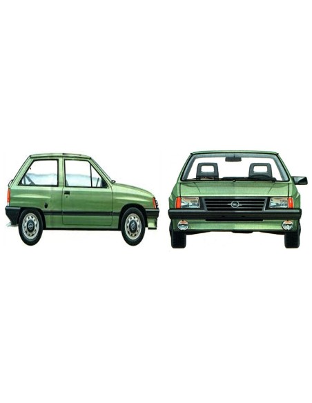 FANALINO ANTERIORE S/P.DX ARANCIO OPEL CORSA A 06/83 in poi 08/90