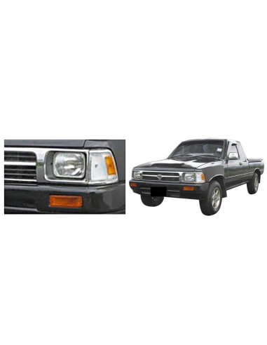 FANALINO ANTERIORE DX BIANCO TOYOTA HI-LUX PICK-UP RN85 2WD 01/91 in poi 12/97