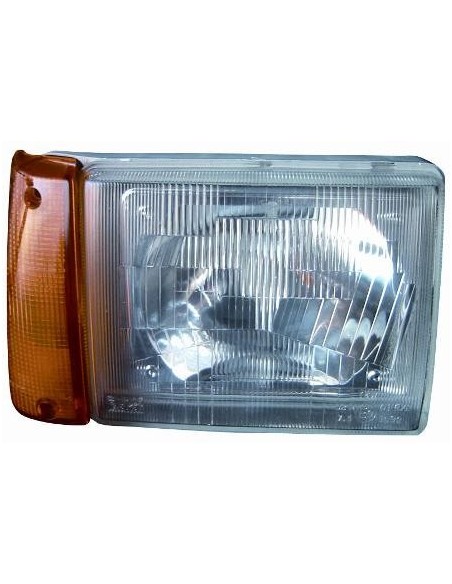 FARO FANALE PROIETTORE ANTERIORE FIAT PANDA 750 DEPO C/LENTE ARANCIO PRED. REG. ELET. DX DEPO 34400