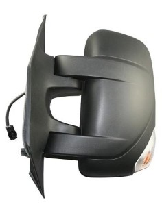 RETROVISORE ESTERNO RENAULT MASTER 2010 - OPEL MOVANO 10'- NISSAN NV 400 EL. TERM. C/SONDA C/FAN. NERO 9PIN DX DEPO 800152