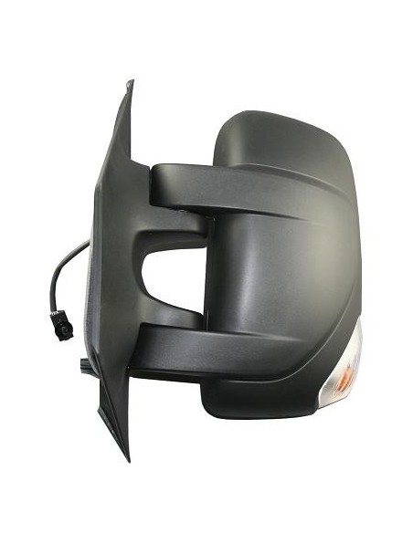 RETROVISORE ESTERNO RENAULT MASTER 2010 - OPEL MOVANO 10'- NISSAN NV 400 EL. TERM. C/SONDA C/FAN. NERO 9PIN DX DEPO 800152