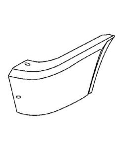 CANTONALE PARAURTI ANTERIORE SX IN PLASTICA IVECO DAILY GRINTA 035/97 COVIND